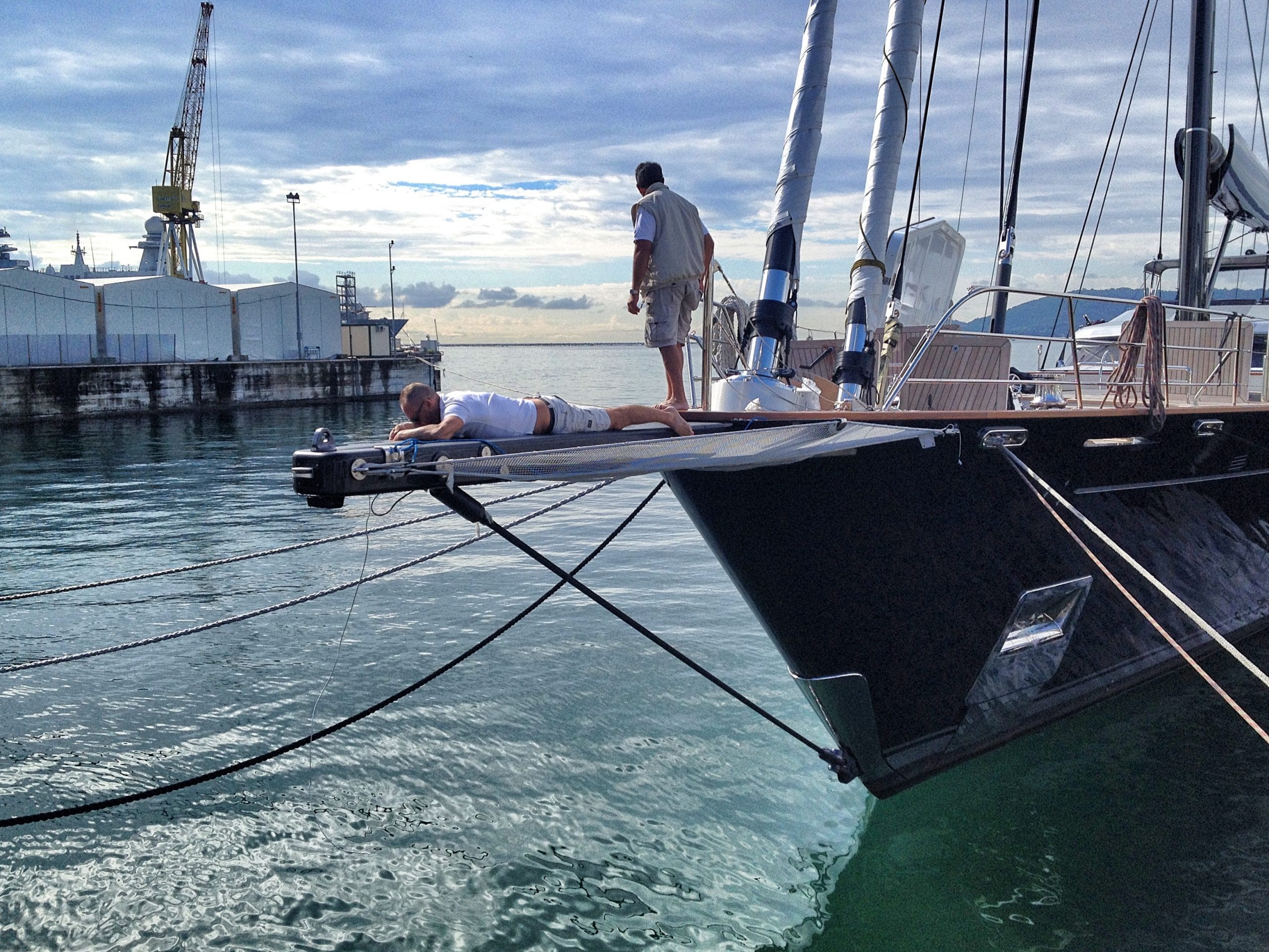 Perini Navi - Perseus 3 - Rete speciale in Dyneema - Armare Ropes