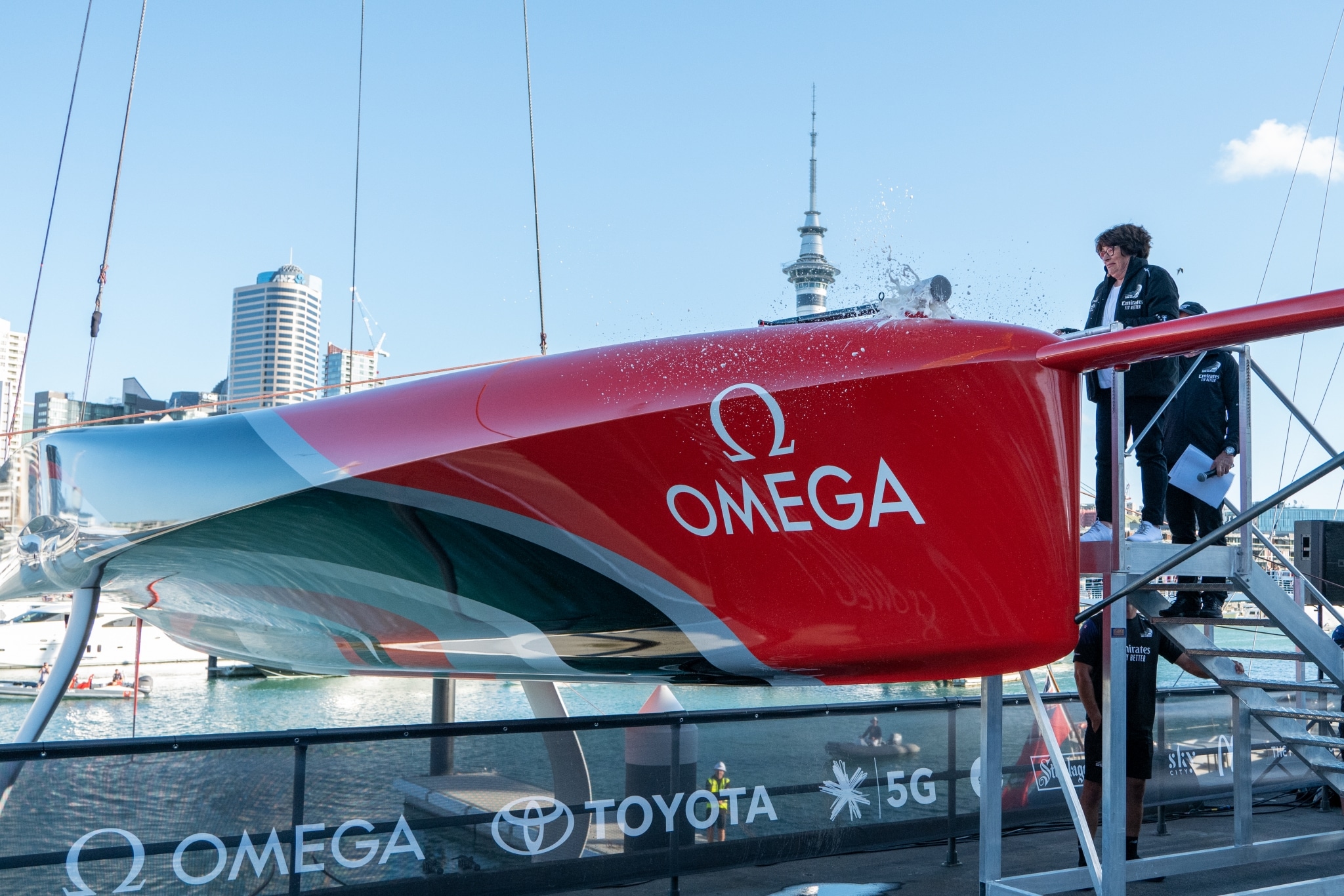 Emirates Team New Zealand unveils the first-ever AC75