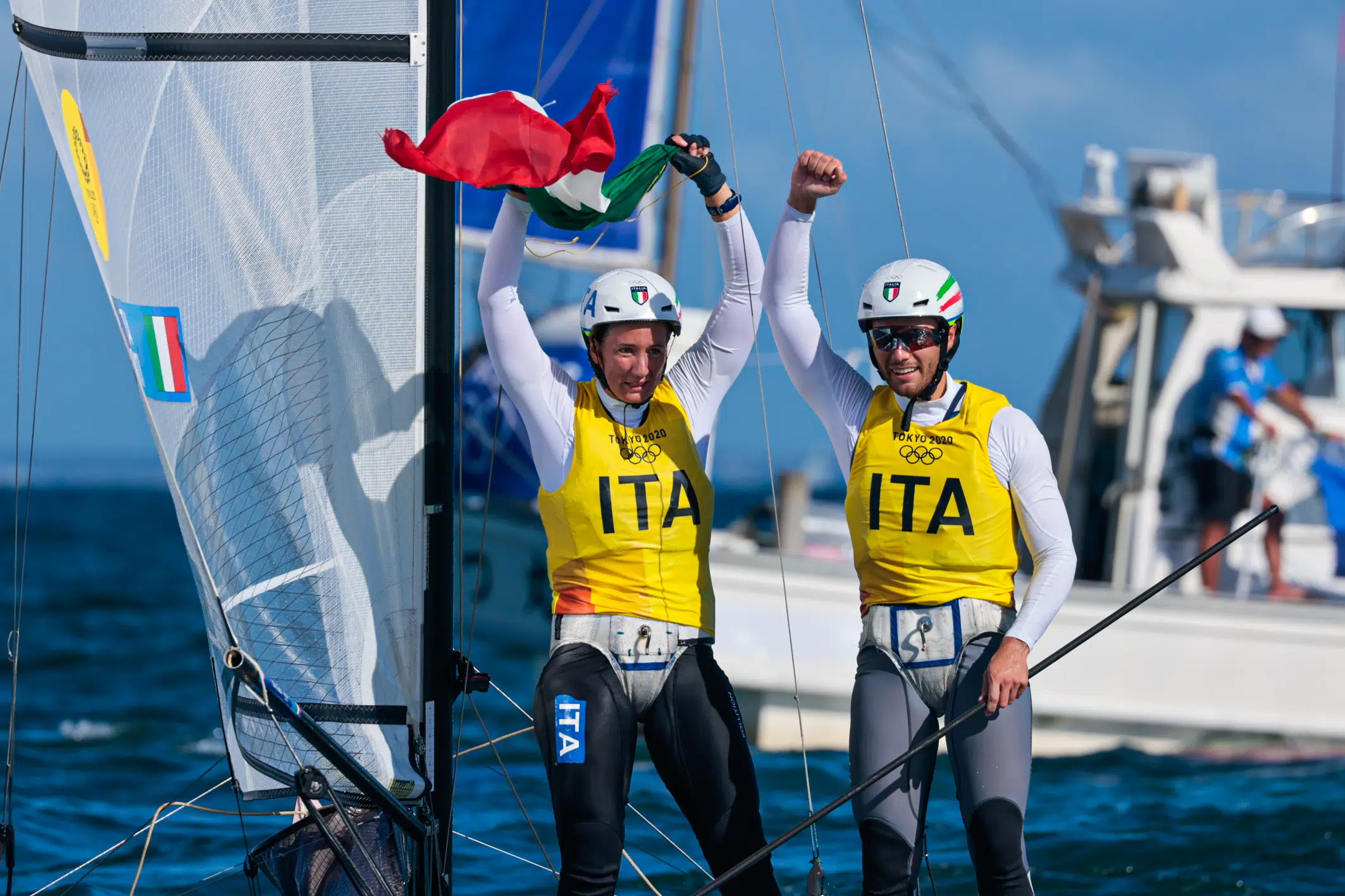 Tita-Banti, medaglia d'oro per la vela alle olimpiadi di Tokyo