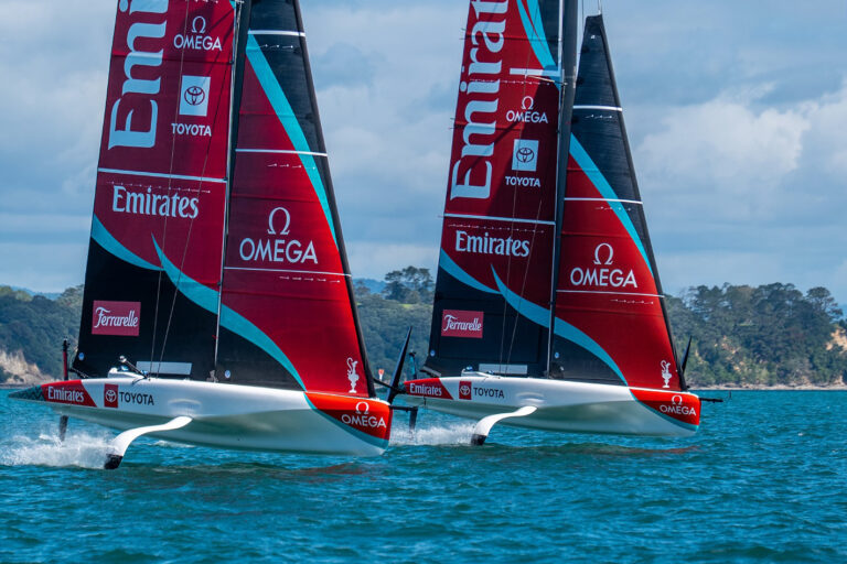 Emirates Team New Zealand: primi test AC40 ad Auckland